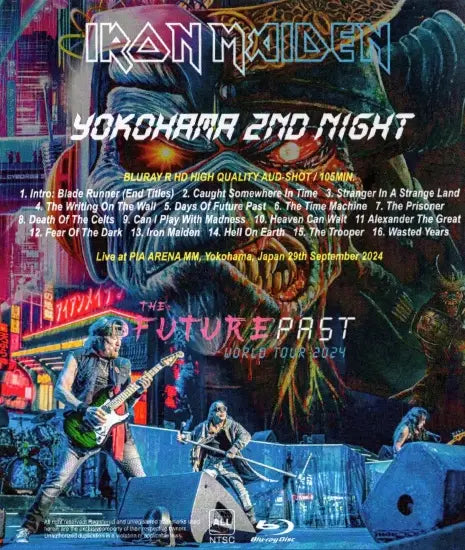 IRON MAIDEN / YOKOHAMA 2ª NOTTE THE FUTURE PAST WORLD TOUR 2024 (1 BDR)