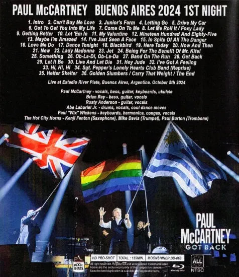 PAUL McCARTNEY / BUENOS AIRES 2024 PRIMERA NOCHE HD PRO-SHOT (1BDR)