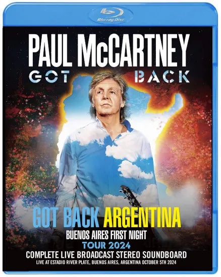 PAUL McCARTNEY / GOT BACK ARGENTINA 2024 BUENOS AIRES PRIMERA NOCHE "EDICIÓN ESPECIAL DE BLURAY" (1BDR)