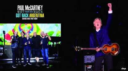 PAUL McCARTNEY / GOT BACK ARGENTINA 2024 BUENOS AIRES PRIMERA NOCHE "EDICIÓN ESPECIAL DE BLURAY" (1BDR)