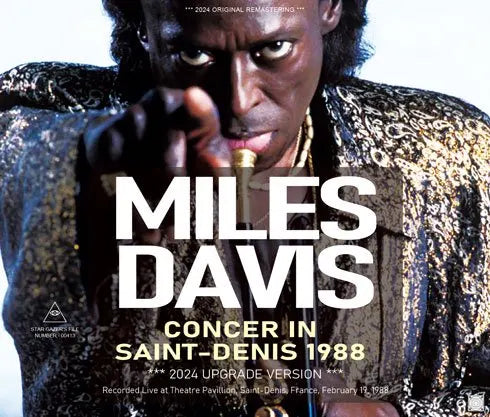 MILES DAVIS / CONCER EN SAINT-DENIS 1988 2024 VERSIÓN ACTUALIZADA (3CDR)