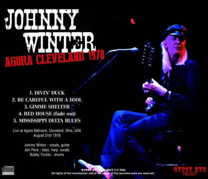JOHNNY WINTER / AGORA CLEVELAND 1978 (1CDR)