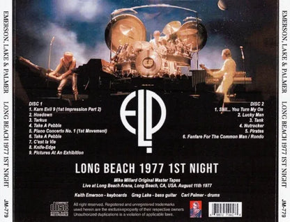 EMERSON, LAKE &amp; PALMER / LONG BEACH 1977 1ª NOTTE (2 CD)