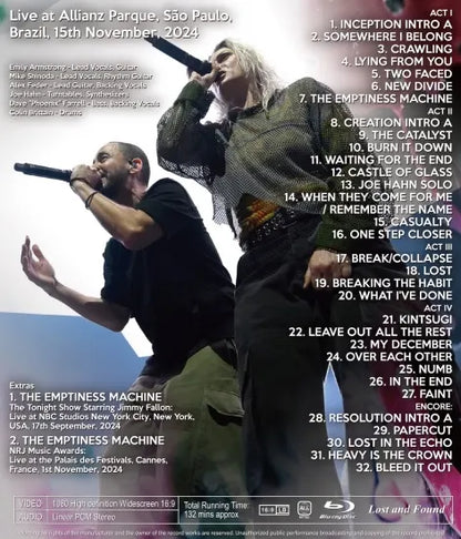 LINKIN PARK / PRIMERA NOCHE EN SAO PAULO 2024 (1HAB) Full HD Pro-shot