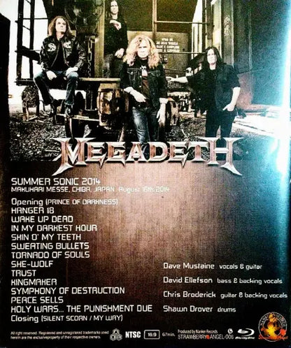 MEGADETH / SUMMER SONIC 2014 (1BDR)