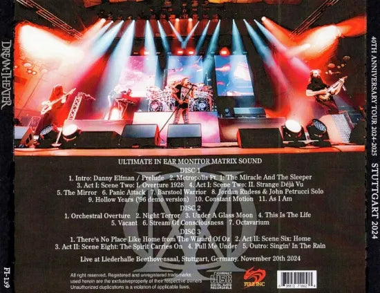 DREAM THEATER / STUTTGART 2024 (3CDR IEM MATRIX)