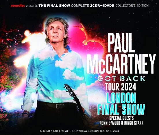 PAUL McCARTNEY / GOT BACK TOUR 2024 ÚLTIMO CONCIERTO EN LONDRES (2 CD + 1 DVD)