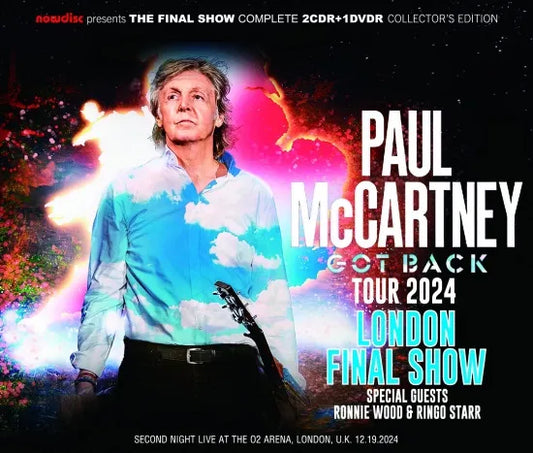 PAUL McCARTNEY / GOT BACK TOUR 2024 ÚLTIMO CONCIERTO EN LONDRES (2 CD + 1 DVD)