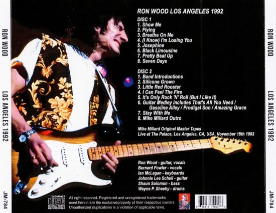 RON WOOD / LOS ANGELES 1992 (2 CD)
