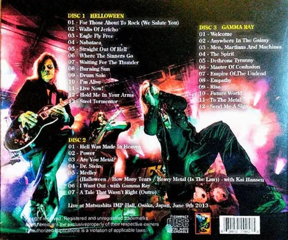 HELLOWEEN & GAMMA RAY / Hellish Rock Part II In Osaka (3CDR)