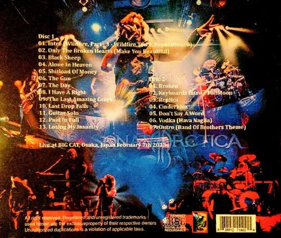 SONATA ARCTICA / Le pietre fanno crescere il suo nome a Osaka (2CDR)