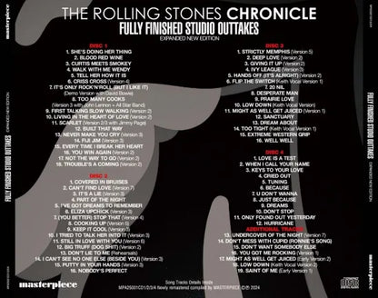 THE ROLLING STONES / CHRONICLE FULLY FINISHED STUDIO OUTTAKES EXPANDED NEW EDITION (4CD)