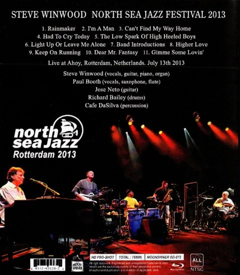 STEVE WINWOOD / North Sea Jazz Festival 2013 HD PRO-SHOT (1BDR)