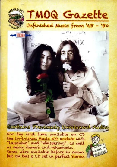 JOHN LENNON / UNFINISHED MUSIC FROM  '68-'80 (2CD HMC-BOOKLET)