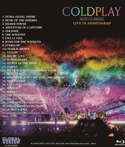 COLDPLAY / EN DIRECTO EN AHMEDABAD 2025 (1HAB)