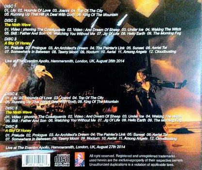 KATE BUSH / ANTES DEL AMANECER PRIMER Y SEGUNDO ESPECTÁCULO (6CDR)