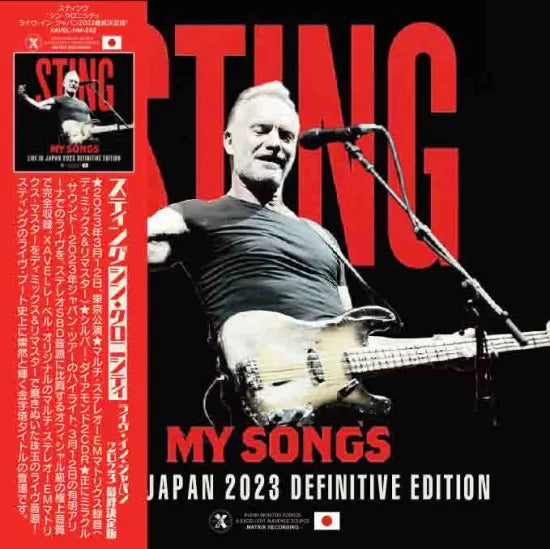 STING / EN VIVO EN JAPÓN 2023 EDICIÓN DEFINITIVA (2 CD + 1 BD)