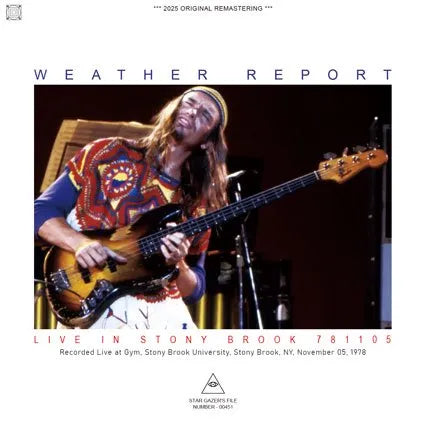 WEATHER REPORT / LIVE IN STONY BROOK 781105 (2CDR)
