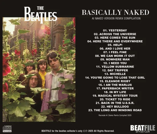 THE BEATLES / BASICALLY NAKED AI NAKED VERSION REMIX COMPILATION (1CDR)