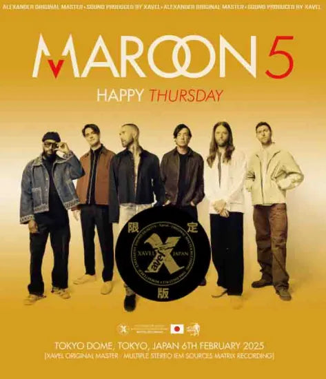 MAROON 5 / Feliz Jueves 2025 Tokio 1.ª Noche Edición Limitada (1BDR+1DVDR+2CDR)
