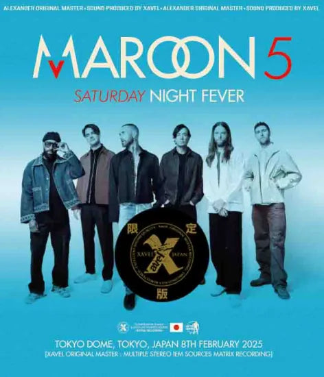 MAROON 5 / Fiebre del sábado noche 2025 Tokio 2.ª noche Edición limitada (1 BD + 1 DVD + 2 CD)