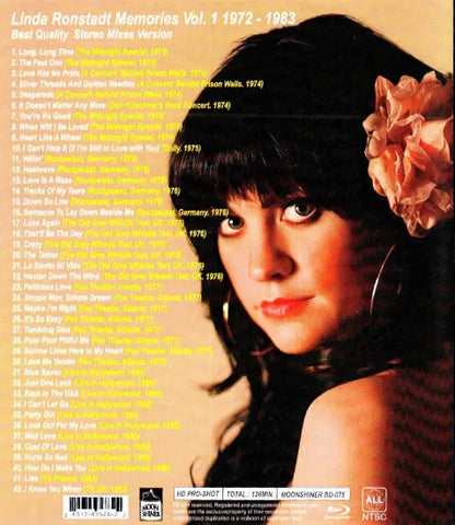 Linda Ronstadt / Memories Vol. 1 1972-1983 Mezclas estéreo de la mejor calidad Versión HD Pro-shot (1BDR)