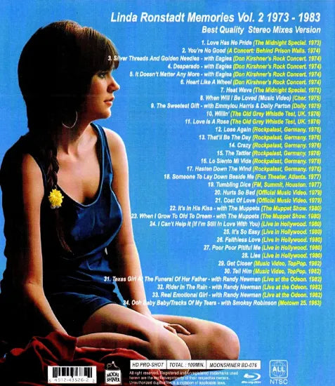 Linda Ronstadt / Memories Vol. 2 1973-1983 Best Quality Stereo Mixes Version HD Pro-shot (1BDR )