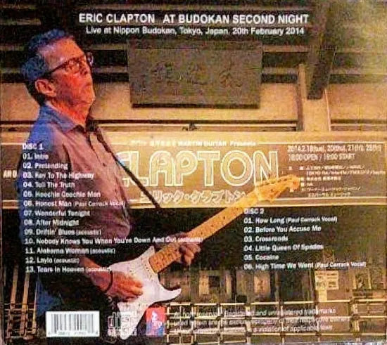 Eric Clapton / At Budokan Second Night (2CDR)