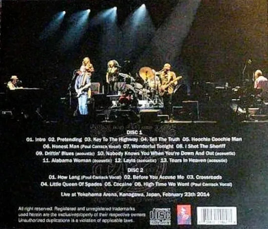 Eric Clapton / At Yokohama Arena (2CDR)