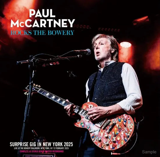 PAUL McCARTNEY / ROCKS THE BOWERY CONCIERTO SORPRESA EN NUEVA YORK 2025 COMPLETO AI STEREO (2CD)