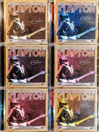 ERIC CLAPTON / EN DIRECTO EN BODOKAN 2014 SET COMPLETO DE 6 DÍAS (12 CD)