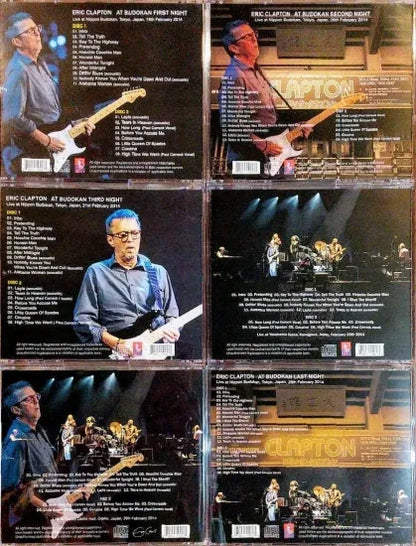 ERIC CLAPTON / EN DIRECTO EN BODOKAN 2014 SET COMPLETO DE 6 DÍAS (12 CD)