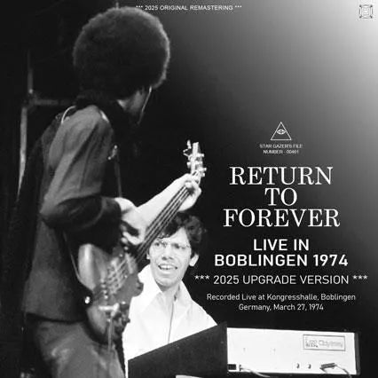 RETURN TO FOREVER / LIVE IN BOBLINGEN 1974 - 2025 UPGRADE VERSION (2CDR)