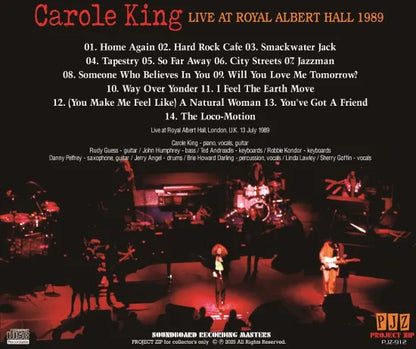 CAROLE KING / LIVE AT ROYAL ALBERT HALL 1989 (1CDR)