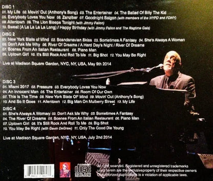 BILLY JOEL / Madison Square Garden 2014 (4CDR)
