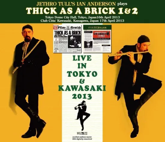 Jethro Tull’s Ian Anderson / Live In Tokyo & Kawasaki 2013 (4CDR)