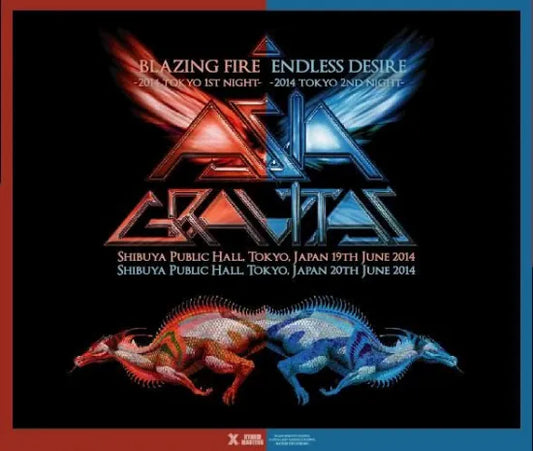 ASIA / Blazing Fire Endless Desire Live In Tokyo 2014 Complete (4CDR+1DVDR)