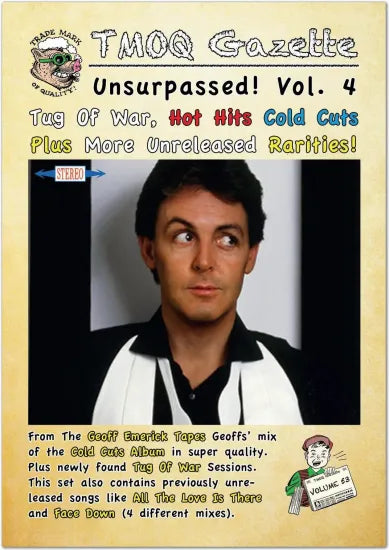 PAUL McCARTNEY / Tira y afloja, éxitos del momento, cortes fríos + ¡Más rarezas inéditas! (FOLLETO HMC de 2 CD)