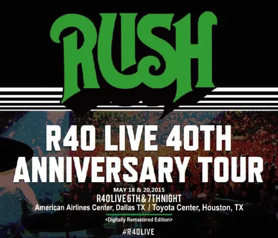 RUSH / R40 LIVE 6th & 7th Night Digital Remaster Edition (5CDR)