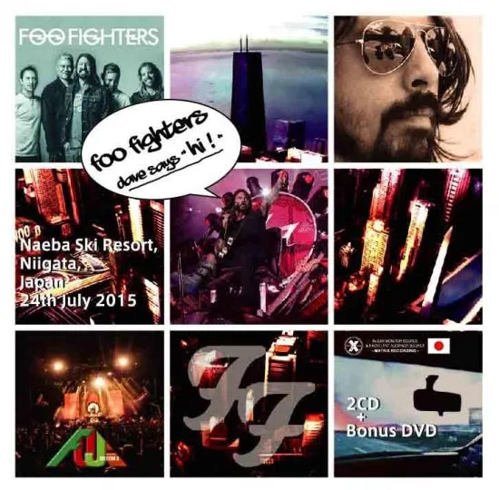 FOO FIGHTERS / Dave Says Hi! Fuji Rock Festival 2015 (2CDR+1DVDR)