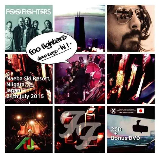 FOO FIGHTERS / Dave Says Hi! Fuji Rock Festival 2015 (2CDR+1DVDR)