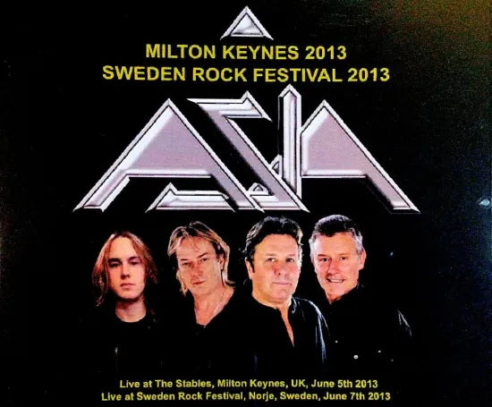 ASIA / MILTON KEYNES SWEDEN ROCK FESTIVAL 2013 (3CDR)