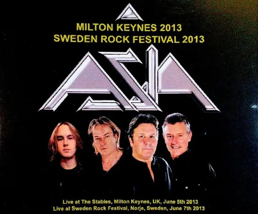 ASIA / MILTON KEYNES SWEDEN ROCK FESTIVAL 2013 (3CDR)