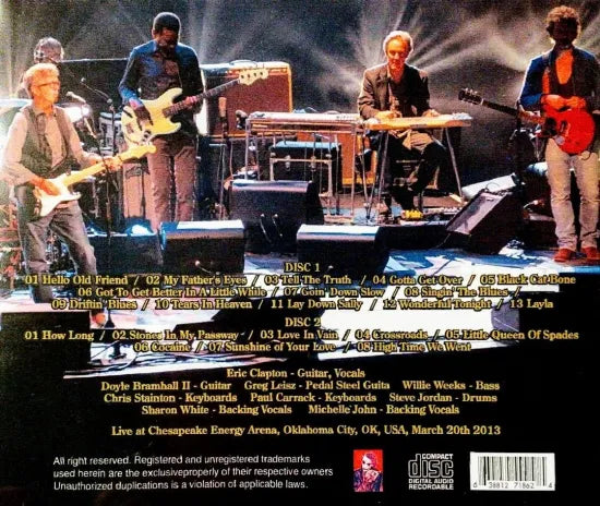 ERIC CLAPTON / OLD SOCK EN OKLAHOMA (2CDR)