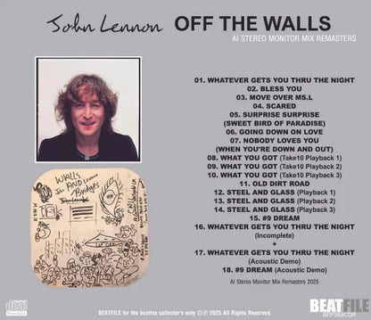 JOHN LENNON / OFF THE WALLS (1CDR)