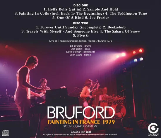 BRUFORD / FAINTING IN FRANCE 1979 (2CDR)
