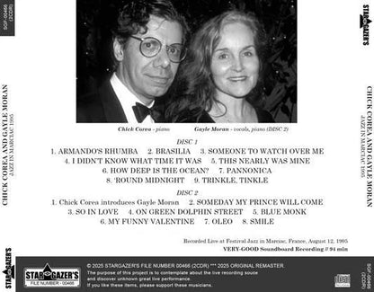CHICK COREA AND GAYLE MORAN / JAZZ IN MARCIAC 1995 (2CDR)