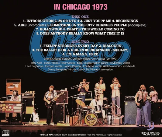 CHICAGO / IN CHICAGO 1973 (2CDR)