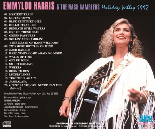 EMMYLOU HARRIS Y LOS NASH RAMBLERS / HOLIDAY VALLEY 1992 (1 CD)
