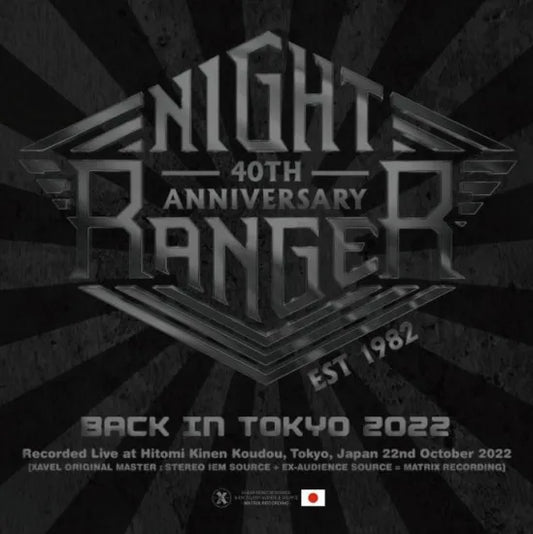 NIGHT RANGER / Back in Tokyo 2022 (2CDR)